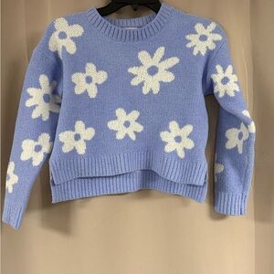 Winter Floral Sweater for girls